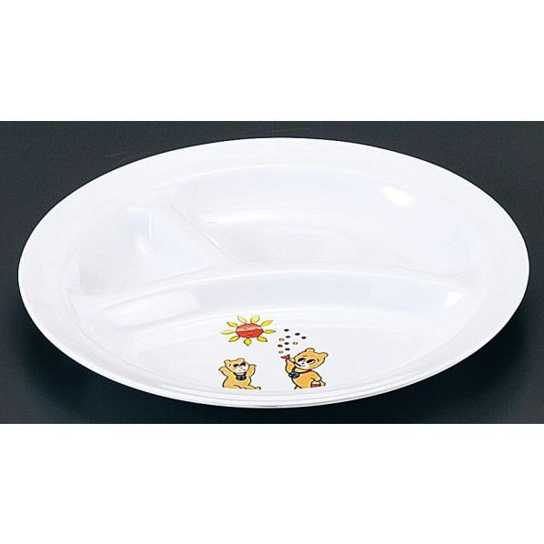 メラミンお子様食器「コロちゃん」 RLV51 1個