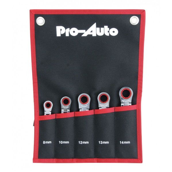 5本組スタビーダブルフレックスギアレンチ DFGS-5S 1S