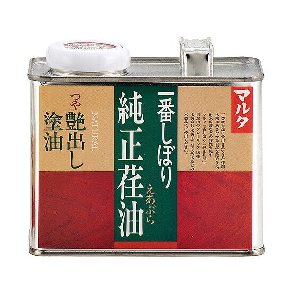 マルタ一番しぼり純正荏油/艶出し塗油 500g 1
