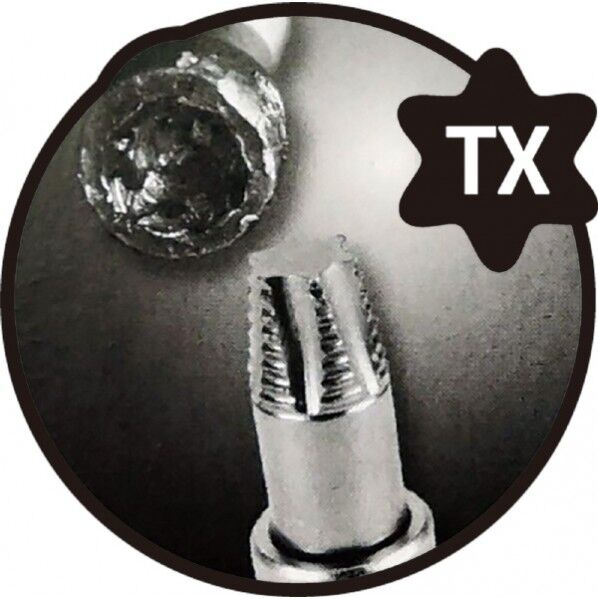 1/4DR7PCヘックスローブボルトリムーバーソケットセット