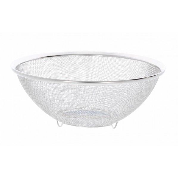 ステンレス丸型ザル 足付 1個