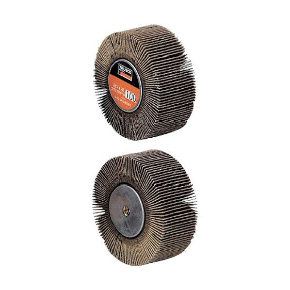 スピン ねじ式フラップホイール (シャフト交換式)