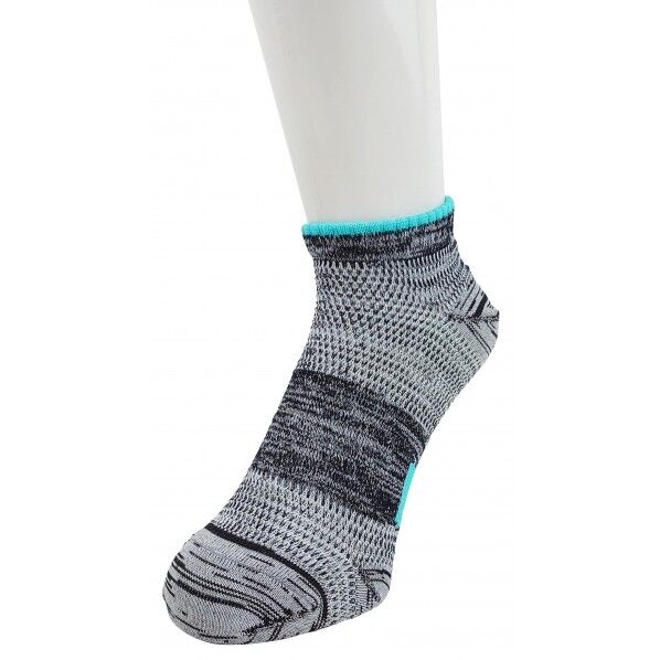 10倍破れにくいソックス ラージメッシュ 涼感・消臭 先丸 ショート丈 3足組 カラーアソート カラーアソート 24cm ~ 26cm 281-346-25-00 1個