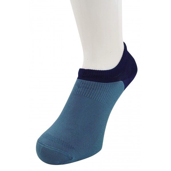 脱げないココピタ メンズ 浅履き 無地 先丸 さらっと実感プラス消臭 ライトグレー 25cm ~ 27cm 270-410B-26-50 1足