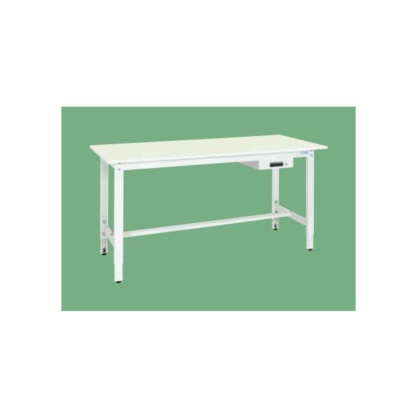 軽量高さ調整作業台TKK8タイプ抗ウイルス天板 パステルグリーン 900×750×800~1000 TKK8-097AVPG 1台