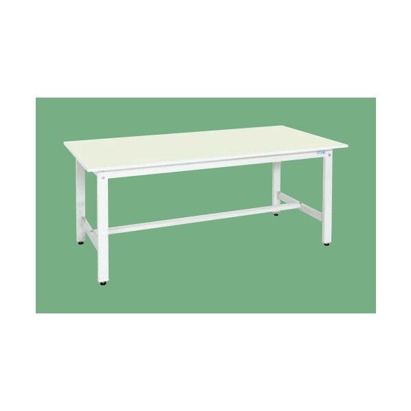 軽量作業台KKタイプ抗菌･抗ウイルス サカエリューム天板仕様 パステルグリーン 900×600×740 KK-38VFG 1台