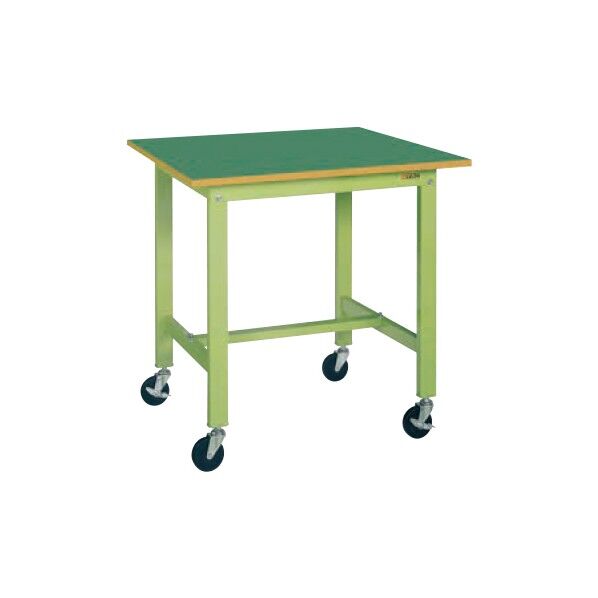 軽量作業台 KHタイプ 移動式 グリーン W900×D600×H900mm KH-38FB 1台