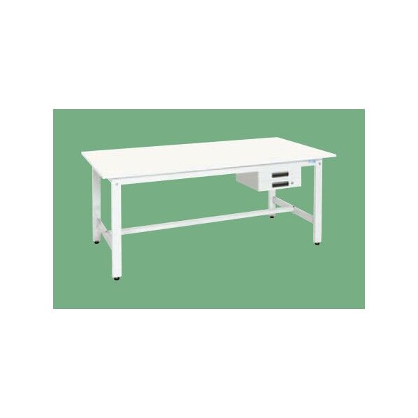 軽量作業台KKタイプ抗ウイルス天板 パステルホワイト 1500×600×740 KK-58BVPW 1台