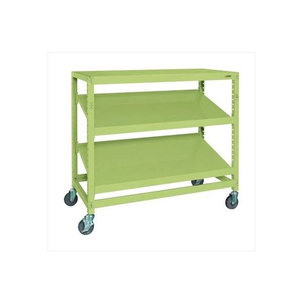 キャスターラックRK型(傾斜棚タイプ) W1500×D600×H1350mm RKCN-5623S 1台