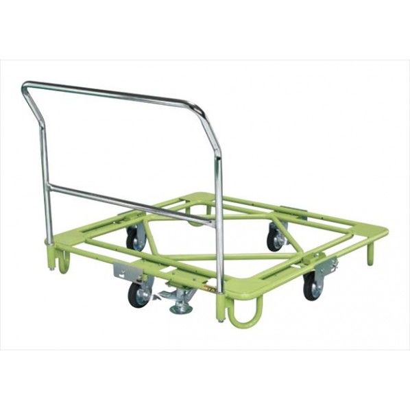 自在移動回転台車(フロアストッパー付) 1100×1100×910 29kg RB-4RTG