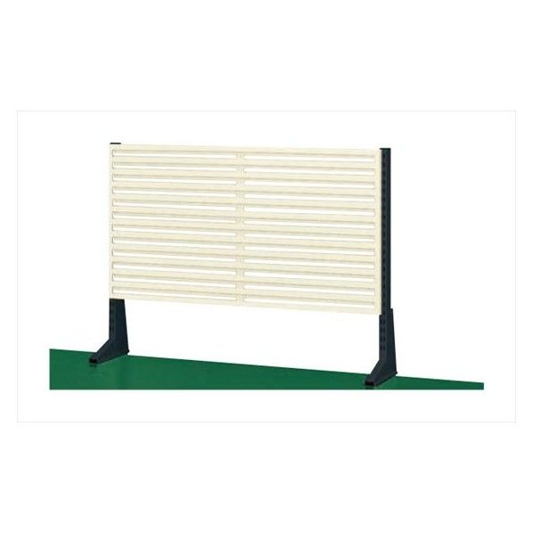 作業台用オプションポール型架台 ルーバーパネル付