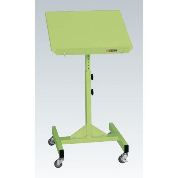 サカエサポートスタンド グリーン(粉体塗装) W500×D400×H740~1000(傾斜0°時)mm TS-54R 1台