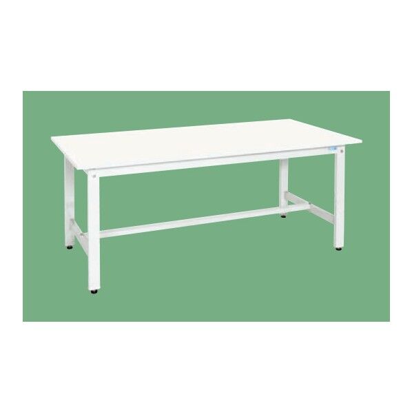 軽量作業台KKタイプ抗ウイルス天板 パステルホワイト 900×450×740 KK-37VPW 1台