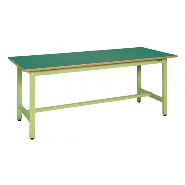 軽量高さ調整作業台 TKSタイプ サカエグリーン W900×D750×H740~940mm TKS-097F 1台