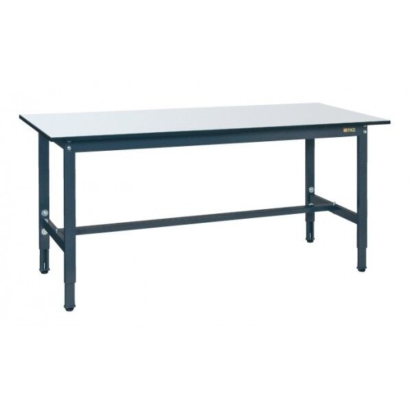 軽量高さ調整作業台 TKSタイプ ダークグレー(半ツヤ) W900×D750×H740～940mm TKS-097PD 1台