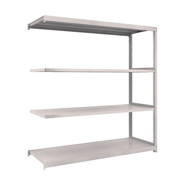 M2型軽中量ボルトレス棚 4段連結型