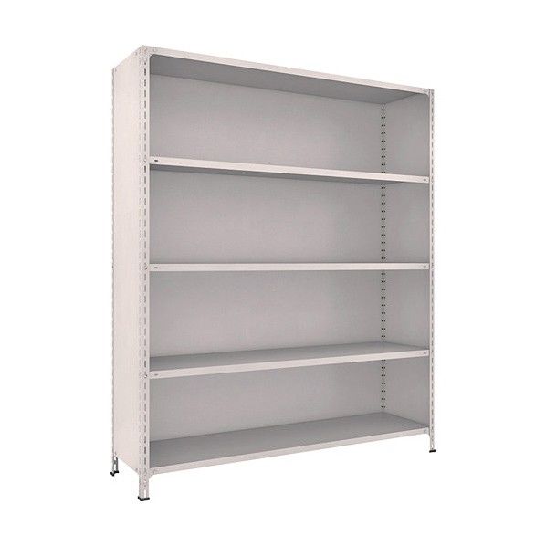 軽量ボルト式棚 背板・側板付 5段