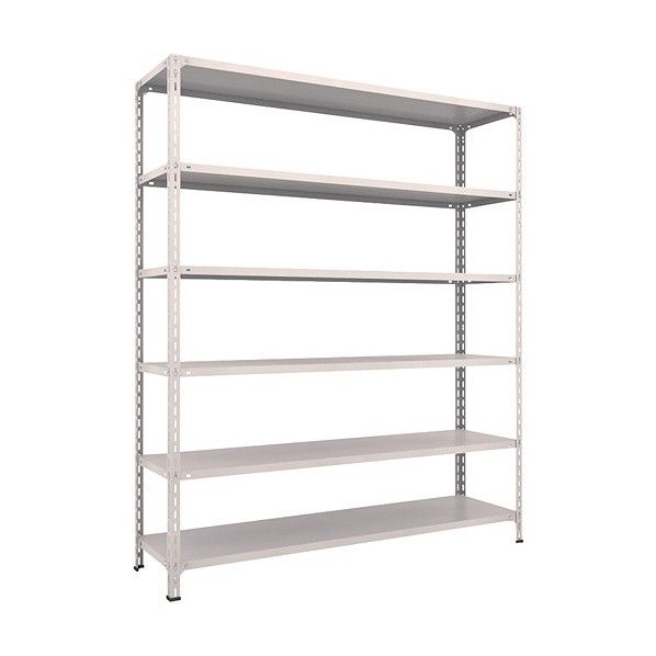 軽量ボルト式棚 開放型 6段