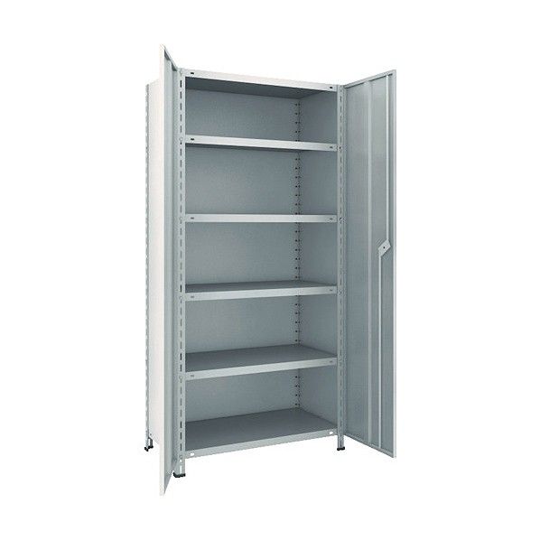 軽量ボルト式棚 両開扉付