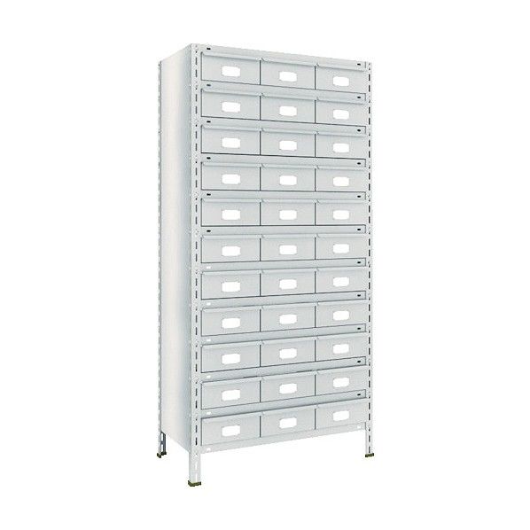 軽量ボルト式棚 スチール引き出し付