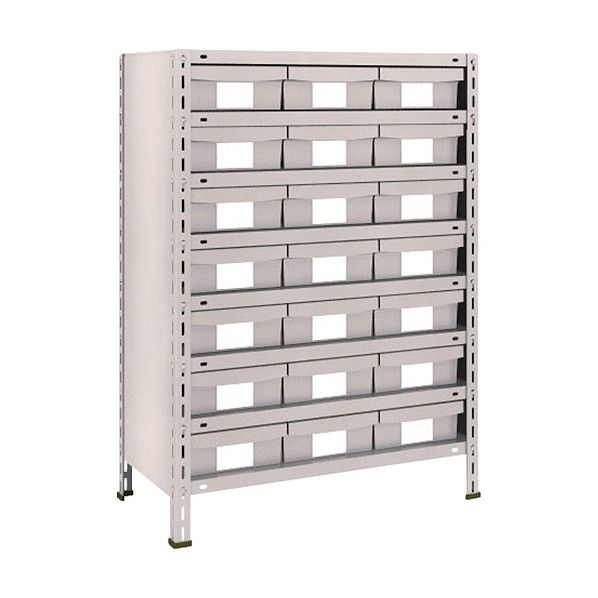 軽量ボルト式棚(プラスチック引き出し付