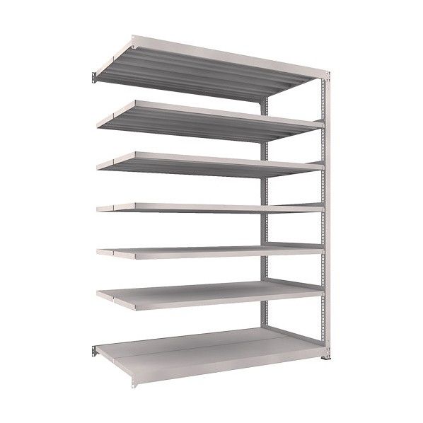 M5型中量ボルトレス棚 7段 連結型