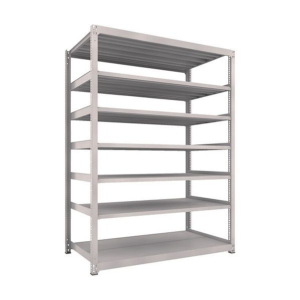 M5型中量ボルトレス棚 7段 単体型