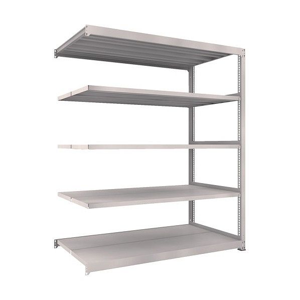 M5型中量ボルトレス棚 5段 連結型