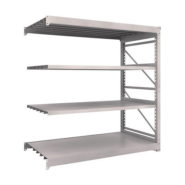 トラスコ(TRUSCO) M10型重量棚1800X900XH18004段連結ネオグレ NG 900 x 1800 x 300 mm M106694B 1台...