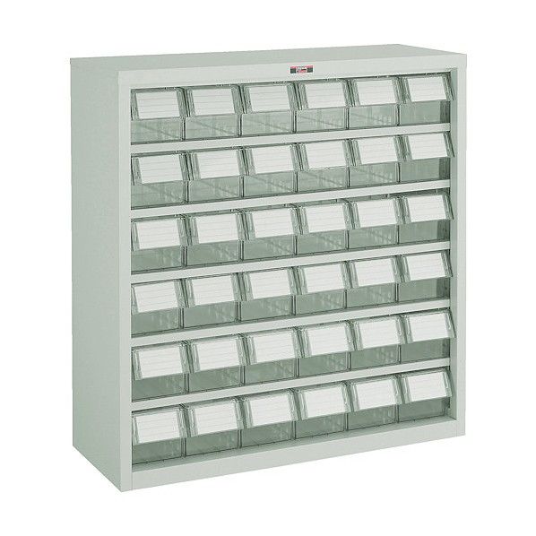 バンラックケースL型透明引出小X36個H880透明