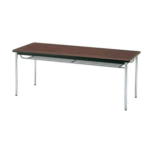 会議用テーブル(エラストマエッジ/下棚/丸脚)