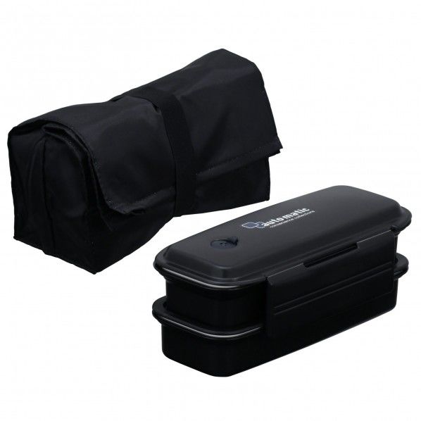 スリムランチボックス2段保冷バッグ付 B-1478 1個