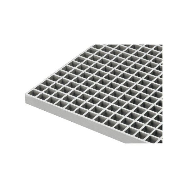 エース FRPグレーチング ノンスリップ付 グレー AFG4040-GN 1枚