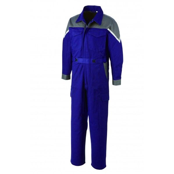 長袖ツナギ グレー／ネイビー M CA-9002 1