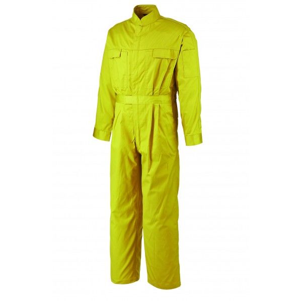 長袖ツナギ マスタード S CA-8304 1