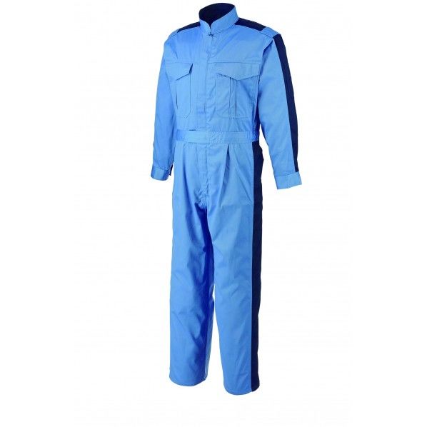 長袖ツナギ ブルー M CA-8802 1