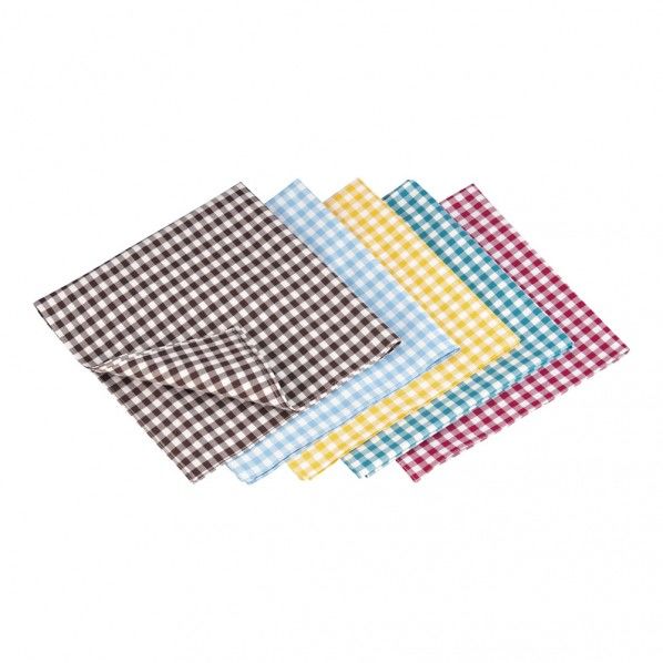 ギンガムナフキン No52200 ブラウン WNP0601 1個