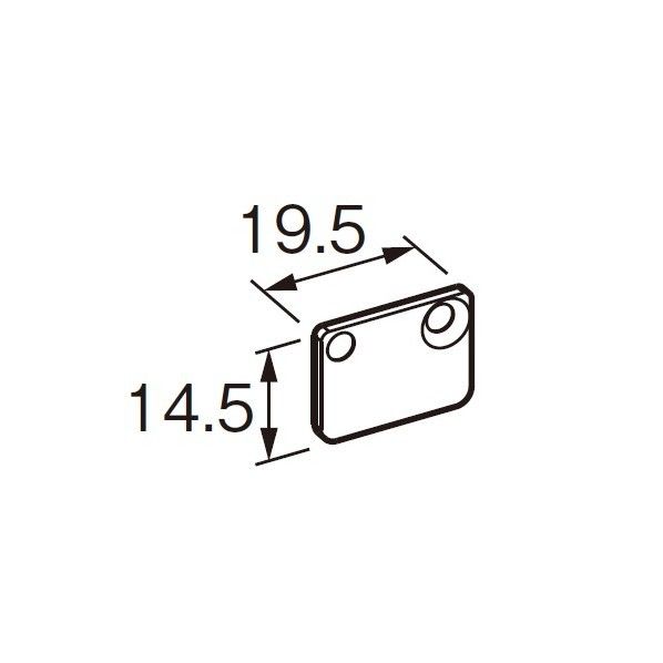 ピクチャーレイル ギャラリー NST(後付用)ストップ S 1個