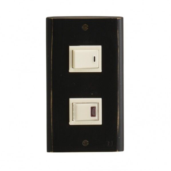 スイッチプレート PL 02 BK