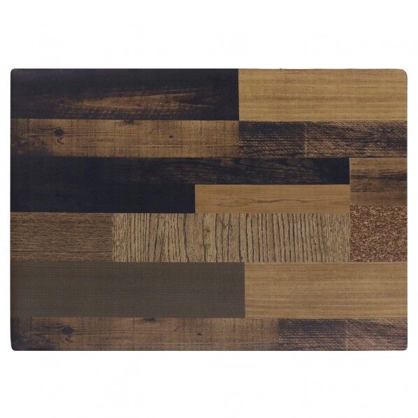 ベストコ クラシオン フロアマット 900×1200×2mm ミックスウッド ダーク ND-4561 1個...