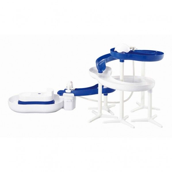 ウォータースライダーダブルスクリュー流しそうめん