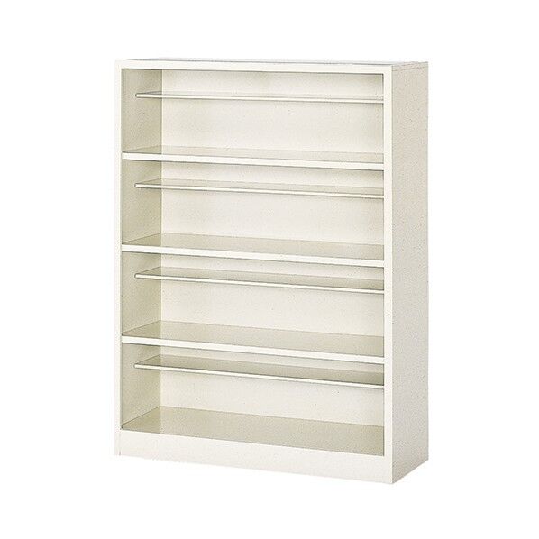 シューズボックス 1列4段 16人用 オープンフリータイプ セミホワイト 1210mm BB-9(N) 1台