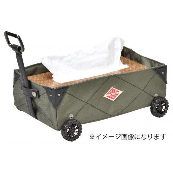 セトクラフト ティッシュケース(カート)カーキ SF-3869-KH 1個...