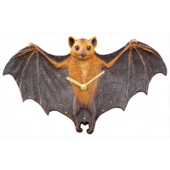 壁掛け時計(コウモリ) SR-5703 1個