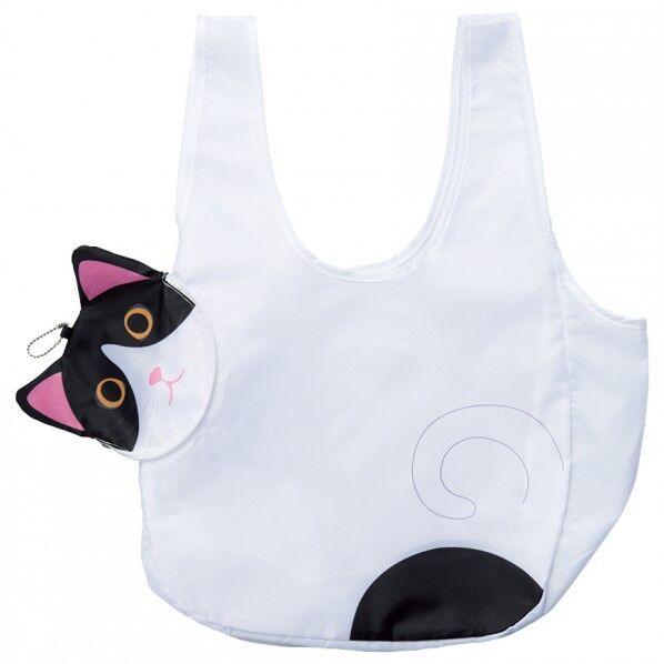 アニマルエコバッグ(キャット)ハチワレ SF-7112 1個