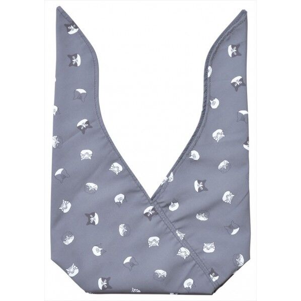 あづま袋(キャット)グレー SF-8306-GY 1個