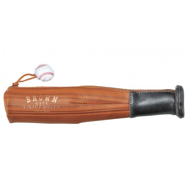 ペンケース(ベースボール)ダークブラウン SF-3957-DB 1個