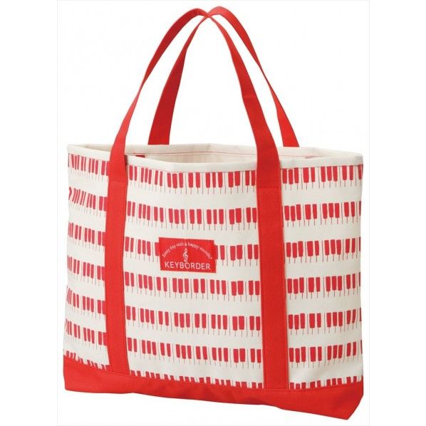 レッスンバッグ(KEYBORDER)レッド SF-3353-RD 1個