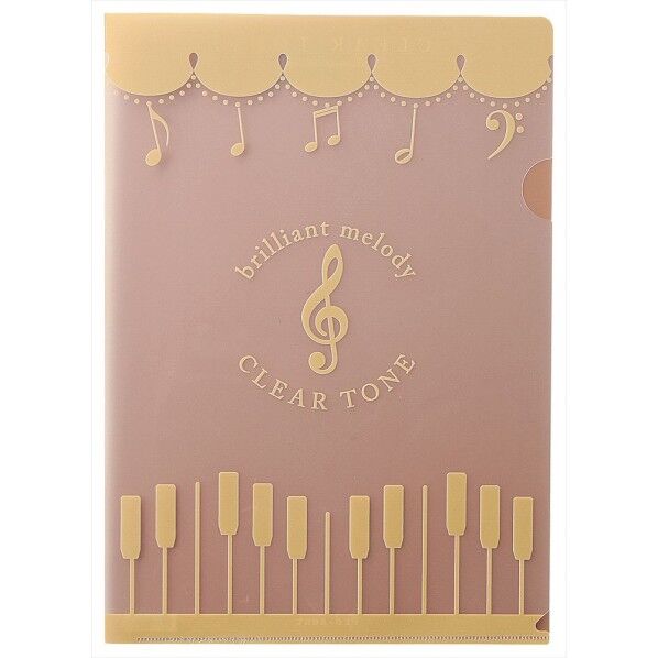 クリアファイル A4(Clear Tone) SCB-0915 1個