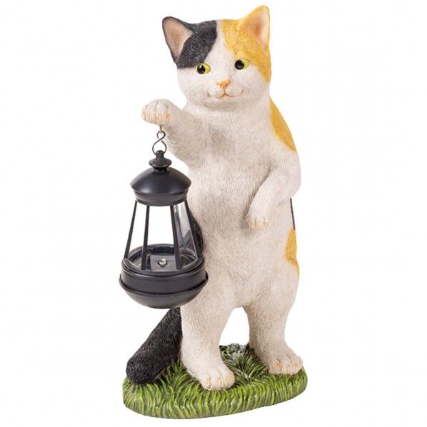 ソーラーオーナメント(CAT)ミケ SR-8001 1個